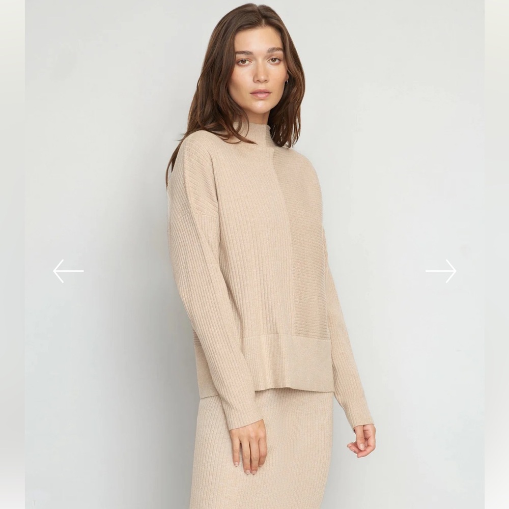 Modern Citizen - Juliana Directional Ribbed Sweater - XL - brand new